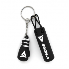 Брелок боксерська рукавичка та мішок V`Noks Black