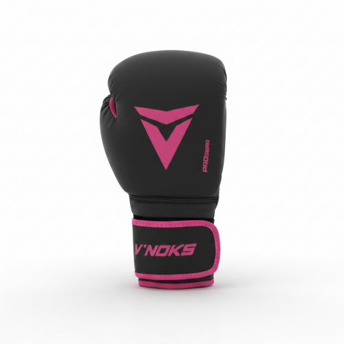 Боксерские перчатки V`Noks Ultima Black Fuxia 10 ун.