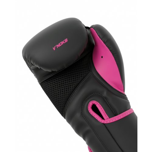 Боксерские перчатки V`Noks Ultima Black Fuxia 10 ун.
