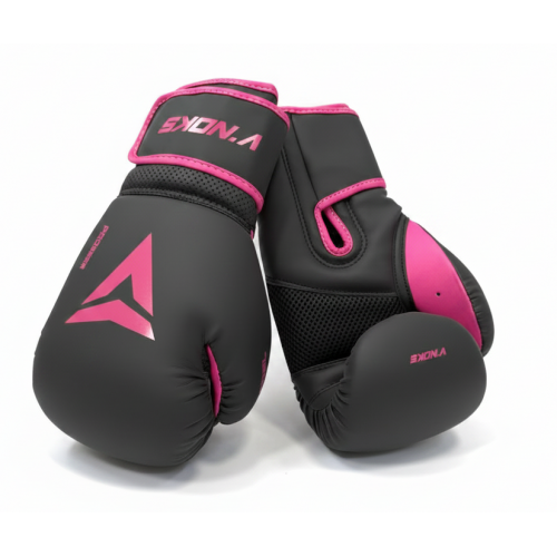 Боксерские перчатки V`Noks Ultima Black Fuxia 10 ун.