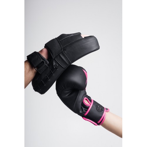 Боксерские перчатки V`Noks Ultima Black Fuxia 10 ун.