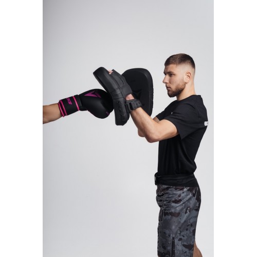 Боксерские перчатки V`Noks Ultima Black Fuxia 10 ун.