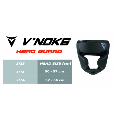 Боксерский шлем V`Noks Ultima Black Training S/M