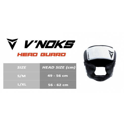 Боксерский шлем V`Noks Aria White S/M