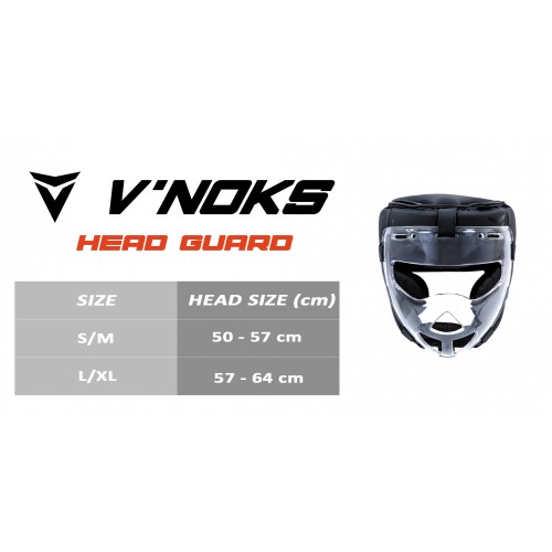 Боксерський шолом V`Noks Ultima Black S/M