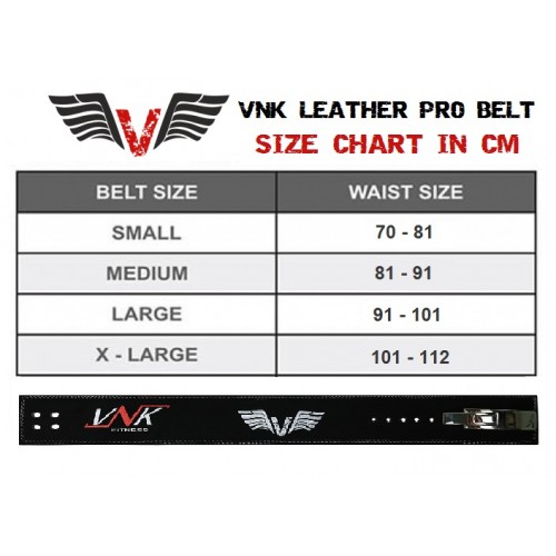 Пояс для важкої атлетики VNK Leather Pro S