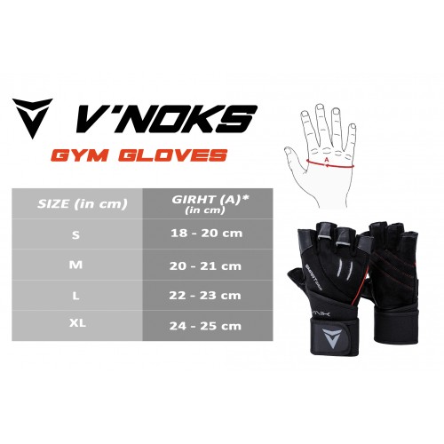 Перчатки для фитнеса VNK Power Black S